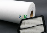 पीपी सफेद 250 जीएसएम गैर बुना कपड़ा कार एयर फिल्टर बनाने के लिए